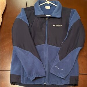 Columbia Men's Navy and Royal Blue Performance Jacket very good condition